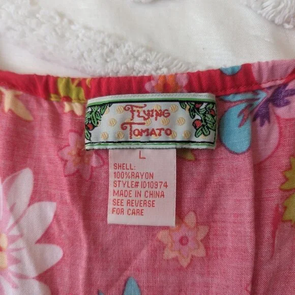 Flying Tomato spaghetti strap summer mini dress size large - Picture 7 of 8